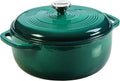 Lodge Essential Enamel Cast Iron Dutch Oven - Perfect for Bread Baking, Braising, Marinating & Slow Cooking - Features Moisture-Sealing Lid & Dual Handles - Kitchen Essentials - 6 Quarts - Island Spice Red