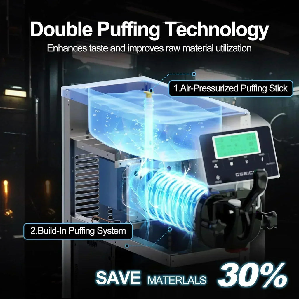Soft Serve Ice Cream Machine 3.2 Gallons Ice Cream Maker Machine Single Flavor Ice Cream Machine