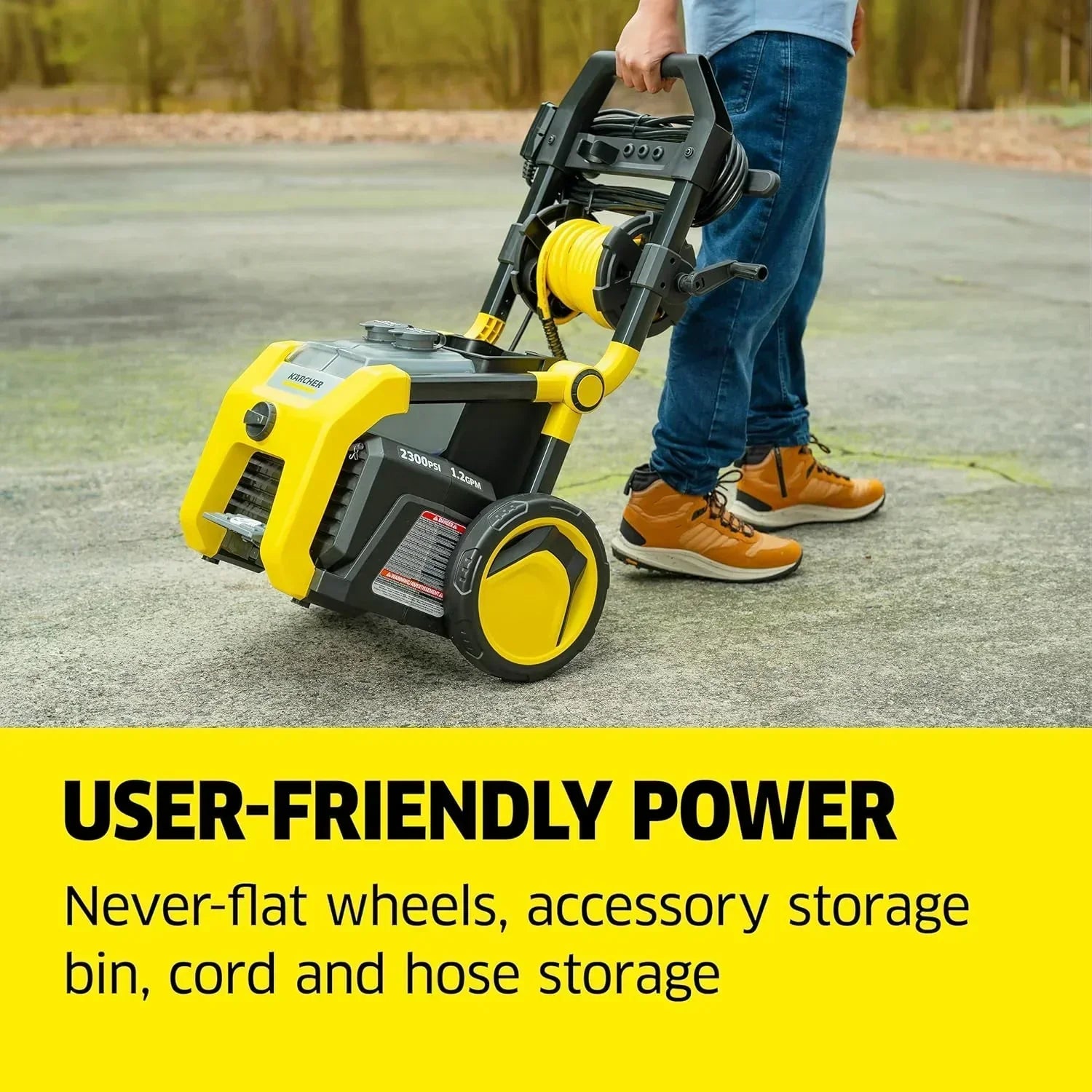 Kärcher Pressure Washer K1700 3 nozzles detergent box