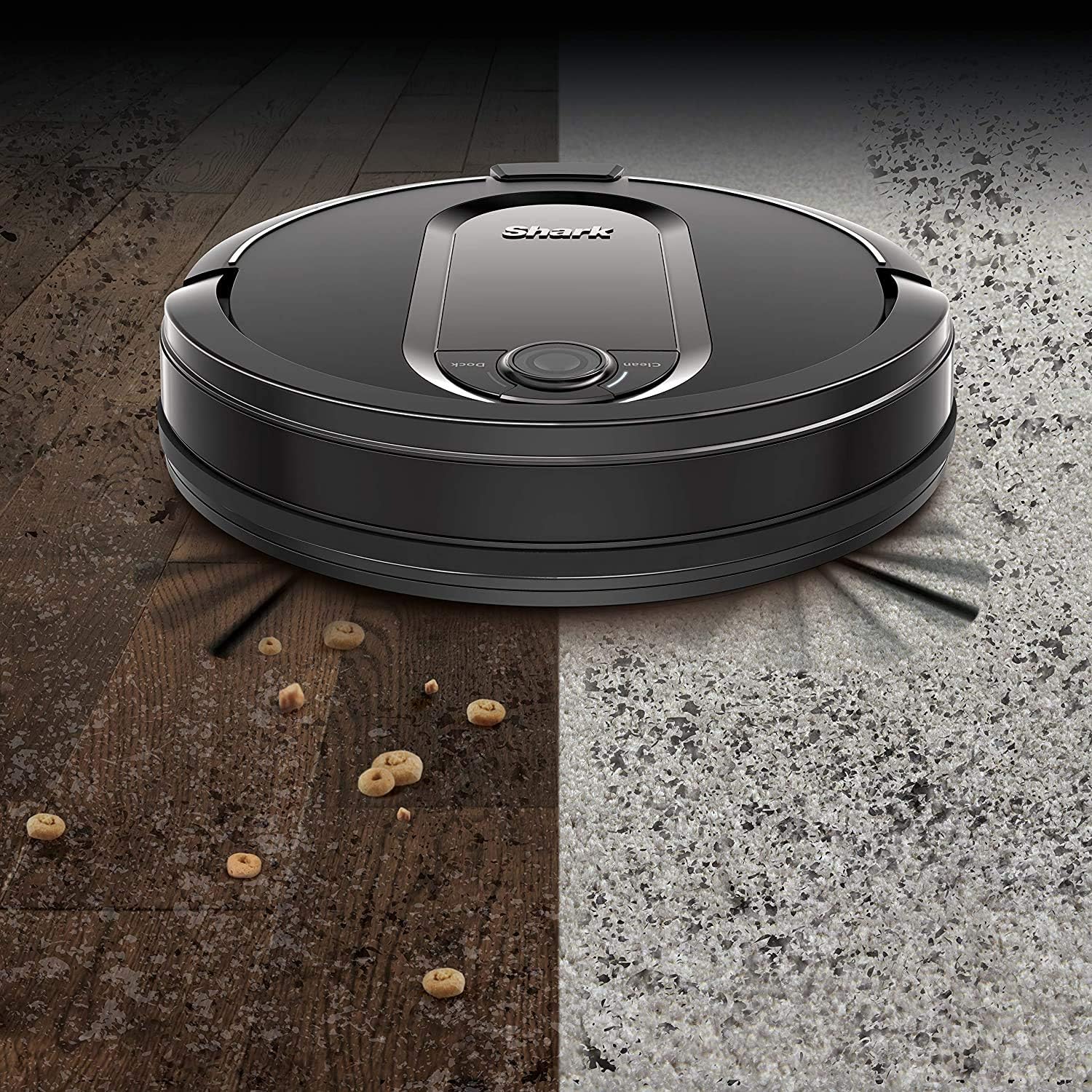 Voice Control Robot Vacuum with Matrix Clean Navigation, Home Mapping, 60-Day Capacity, XL Self-Empty Base for Homes with Pets, Carpet & Hard Floors, Cool Grey