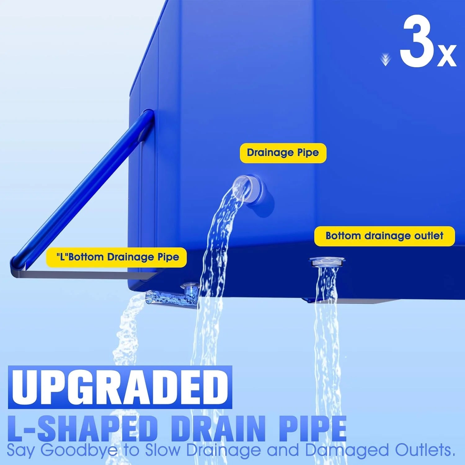 Foldable Pool, Large Non-Inflatable Swimming Pool for Kids,Adult Collapsible Pools Hard Plastic Shell, Oversized Thickened,Portable Folding Kids Pools for Backyard-Mosaic Design-89x48x20