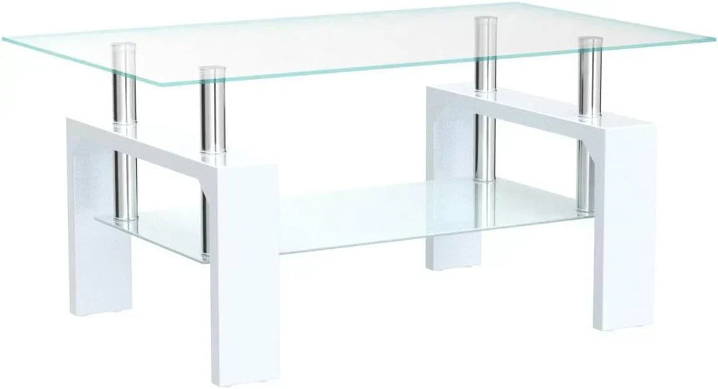 Living Room Rectangle Coffee Table Tea Table Suitable for Waiting Room Modern Side Coffee Table