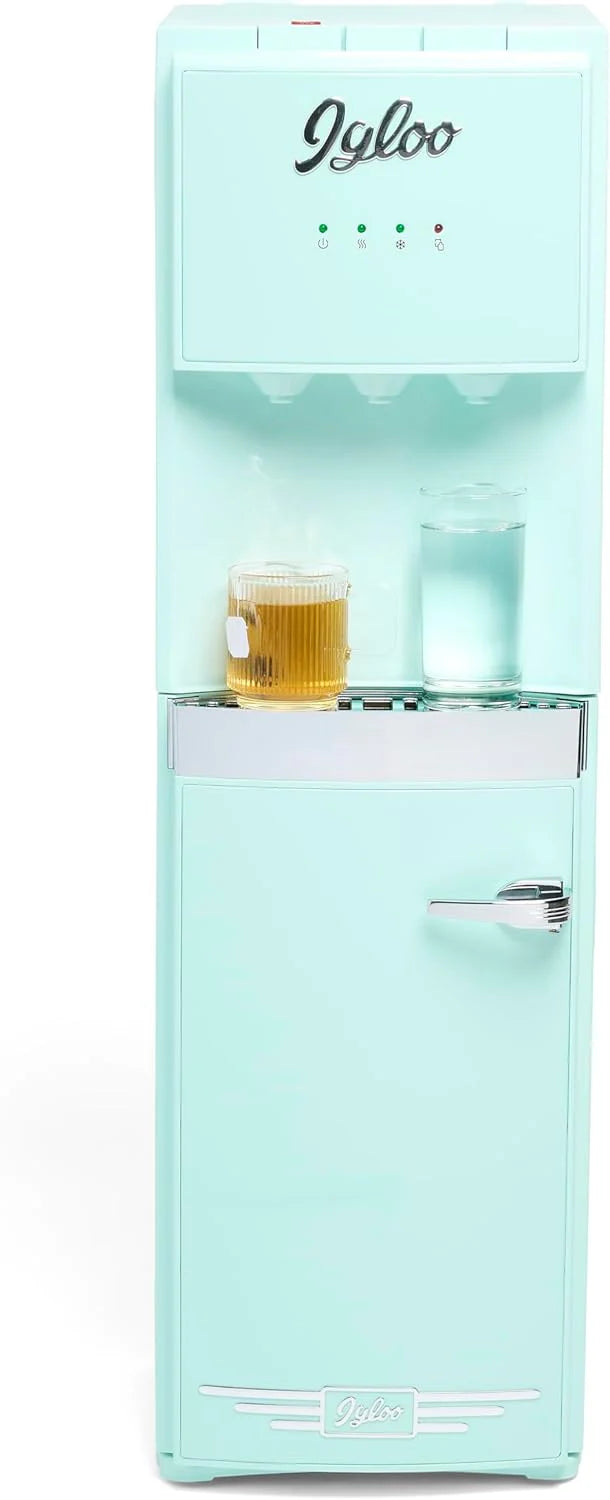 Igloo Bottom Loading Water Dispenser Hot, Cold and Room Temperature Water Dispenser White