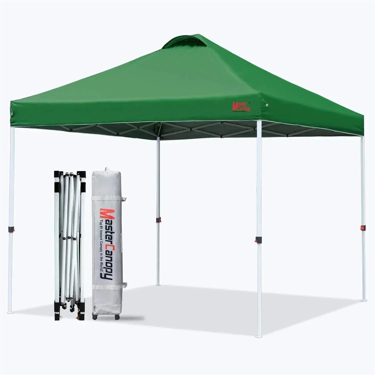 Durable Pop-up Canopy Tent with Roller Bag (10x10 Black)