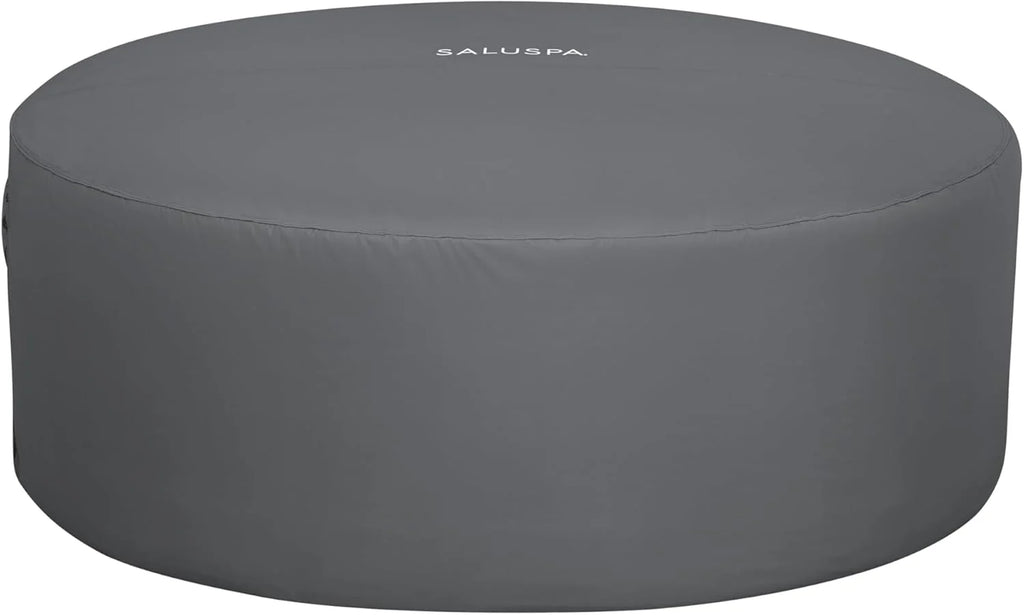 Bestway SaluSpa Miami EnergySense AirJet Inflatable Hot Tub Spa (71 x 26) | Portable Hot Tub with 2 Covers (1 Energy-Efficient Thermal Cover and 1 Standard Cover) | Fits Up to 2-4 Persons | Black