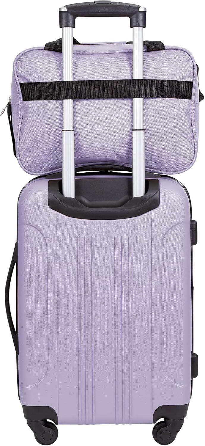 Hardside Travel Luggage Lilac Set of 4