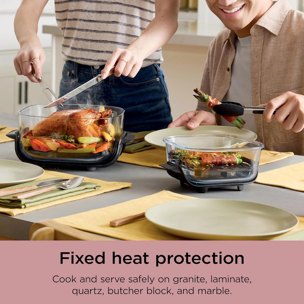 Ninja Crispi 4-in-1 Portable Glass Air Fryer Cooking System