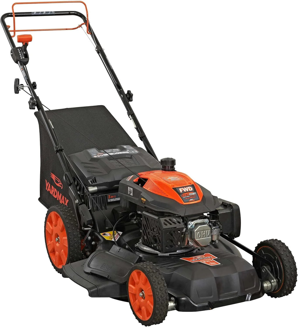 YARDMAX 22 in. 201cc Select PACE 6 Speed CVT High Wheel FWD 3-in-1 Gas Walk