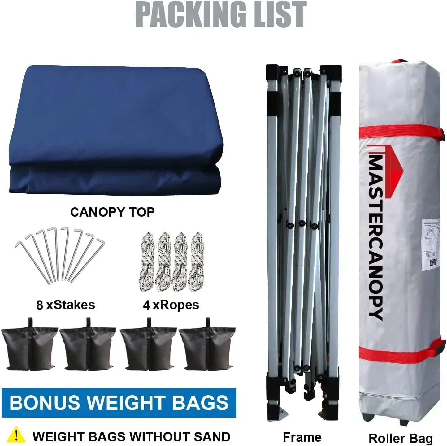 Durable Pop-up Canopy Tent with Roller Bag (10x10 Black)