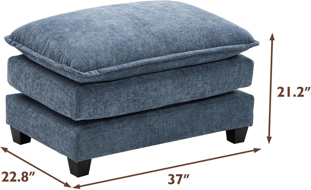 ihanherry 146-inch U-shaped modern sofa modular area cloud sofa