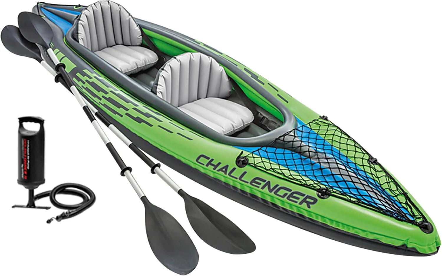 INTEX Challenger Inflatable Kayak Series: Includes Deluxe 86in Kayak Paddles and High