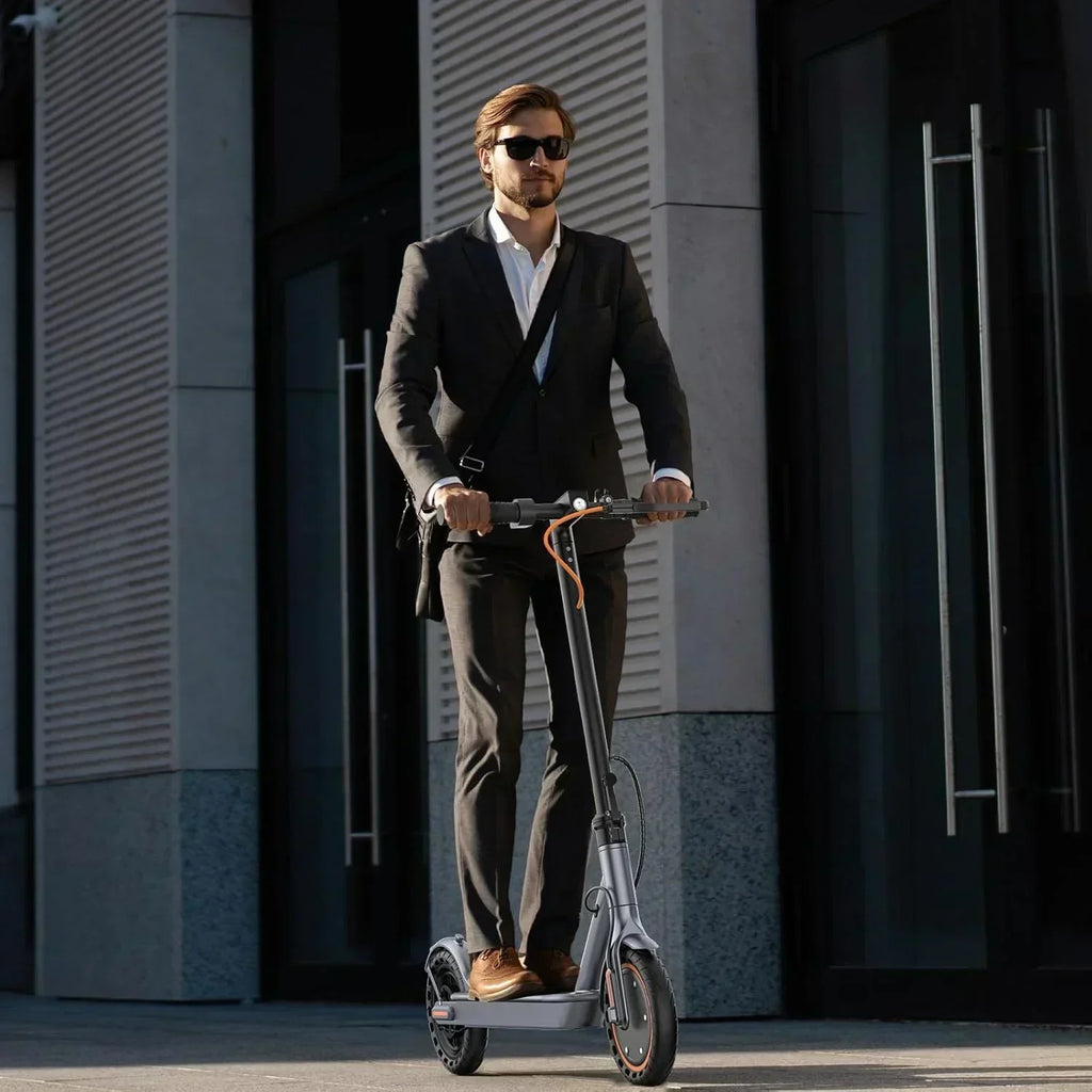 Electric Scooter 350W/500W Powerful Motor 8.5/10 Solid Tires 19/22Mph 28/21/12 Miles Range