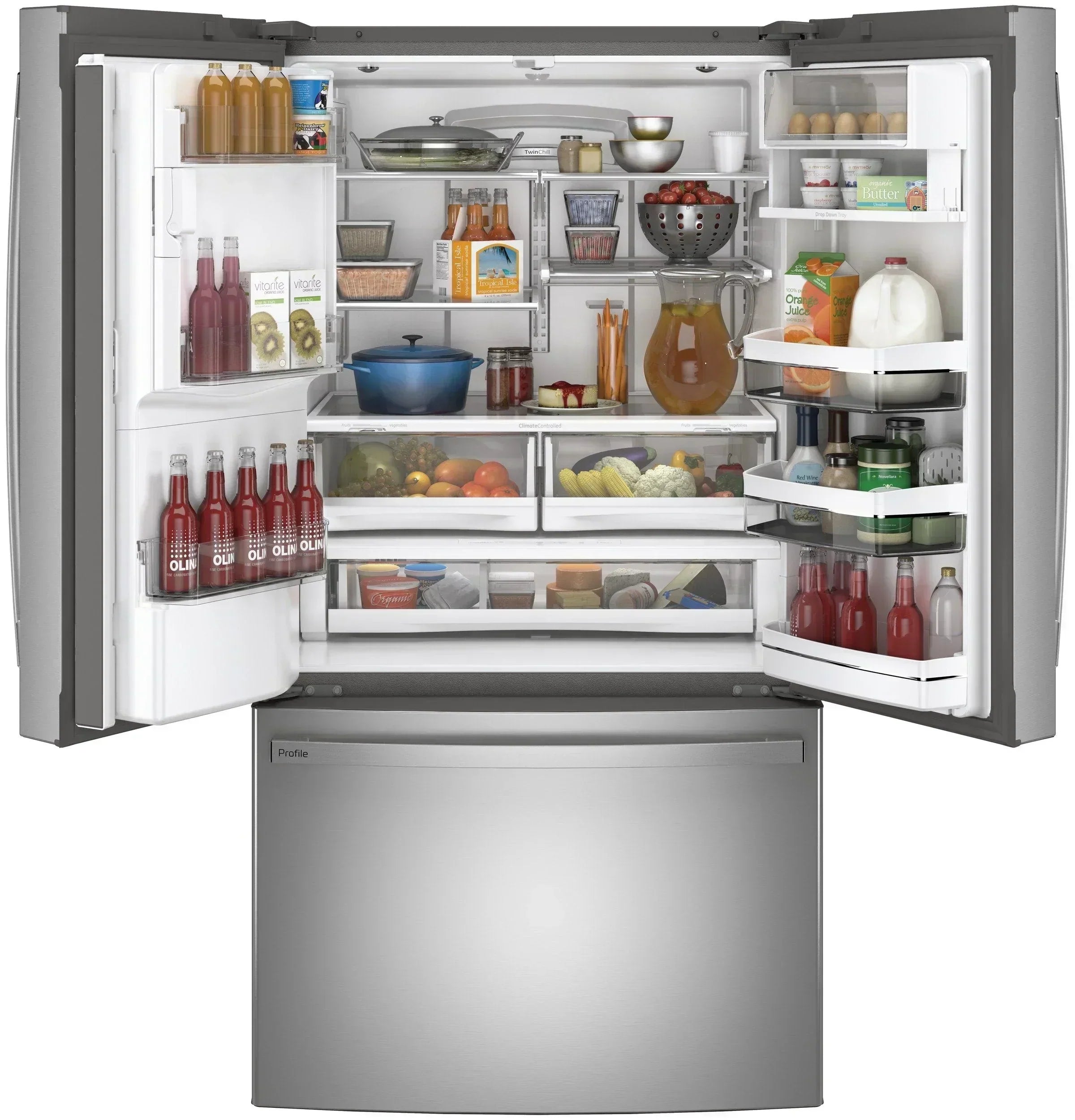 GE Profile Series ENERGY STAR? 27.7 Cu. Ft. Fingerprint Resistant French-Door Refrigerator