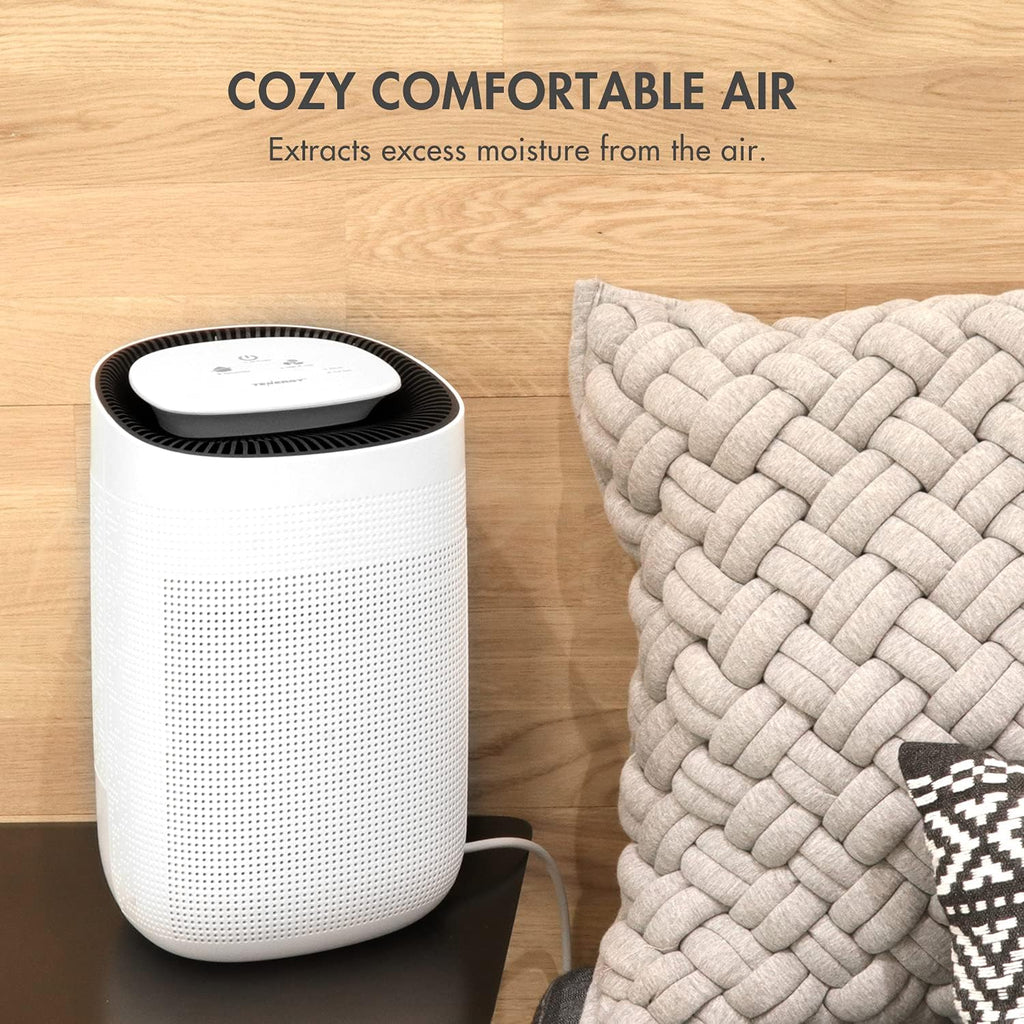 Sorbi 1000ml Air Dehumidifier w/Purifying Function, True HEPA Filter, Auto Shutoff, Touch Control Adjustable Air Speed, Ultra-Quiet, Ideal for Closets & Bathrooms
