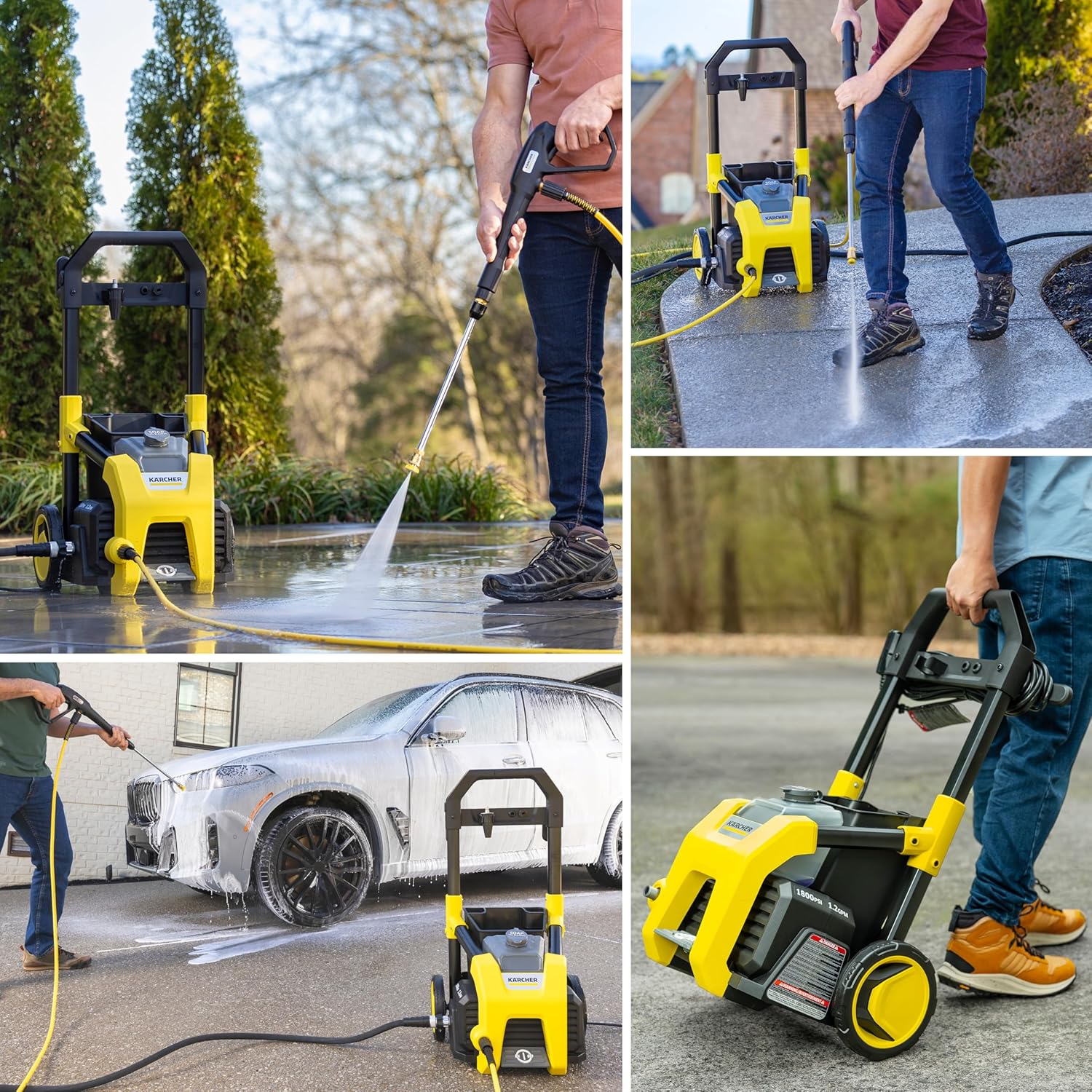 Kärcher Pressure Washer K1700 3 nozzles detergent box