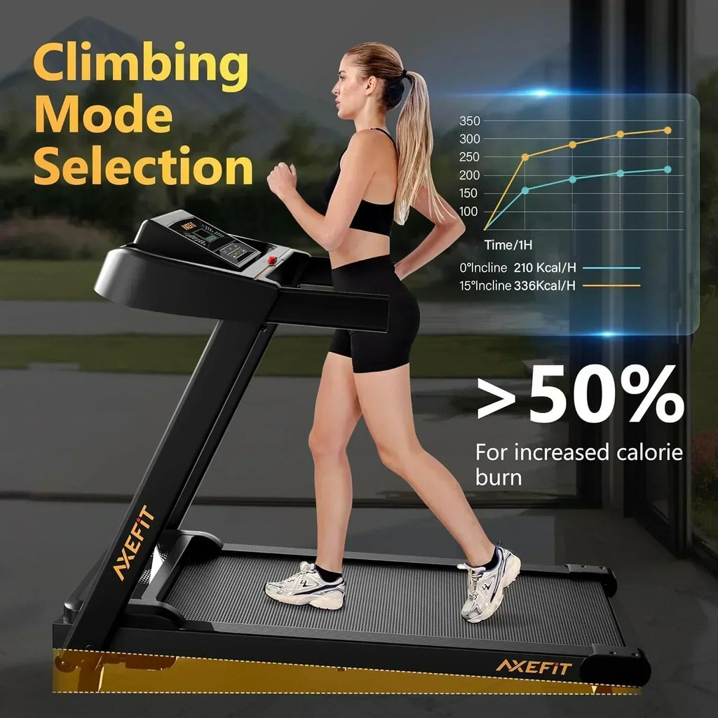 2.5 HP Portable Treadmill with Inclined Walking Pad Panel and Remote 4-in-1 Walking Treadmill