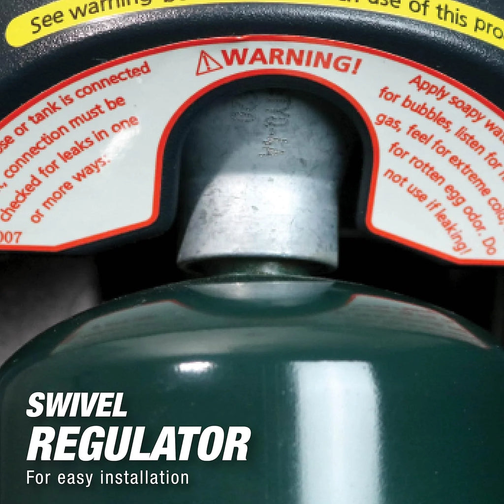Portable Propane Radiant Heater, 4,000-9,000 BTU, for campers, workshops, patios, and more