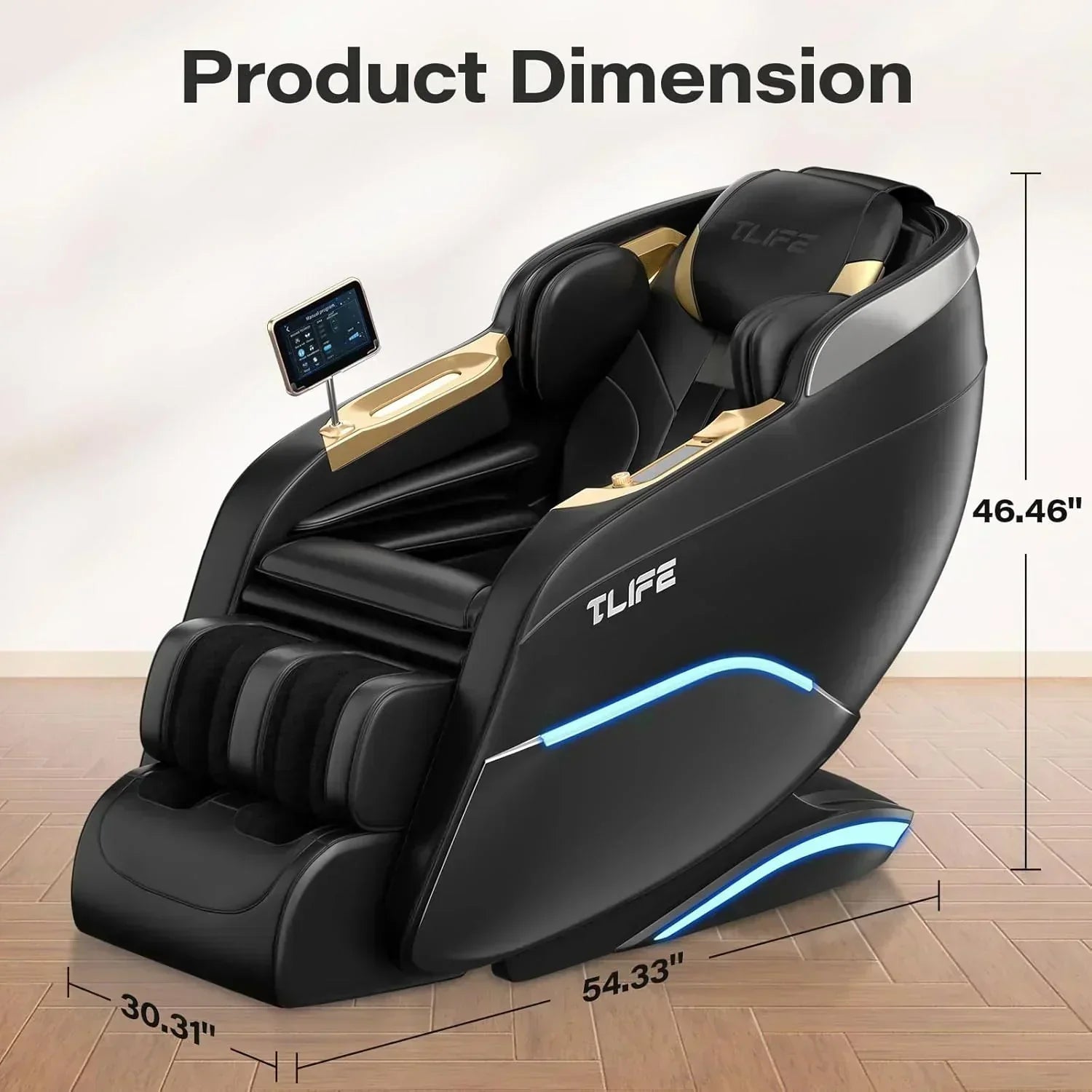 Full Body Massage Chair 160?? Zero Gravity Recliner with Body Scan Shiatsu Massage Chair