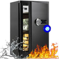 5.0 Cubic Feet Extra Large Biometric Home Safe Fireproof Anti-Theft Touch Screen Fingerprint