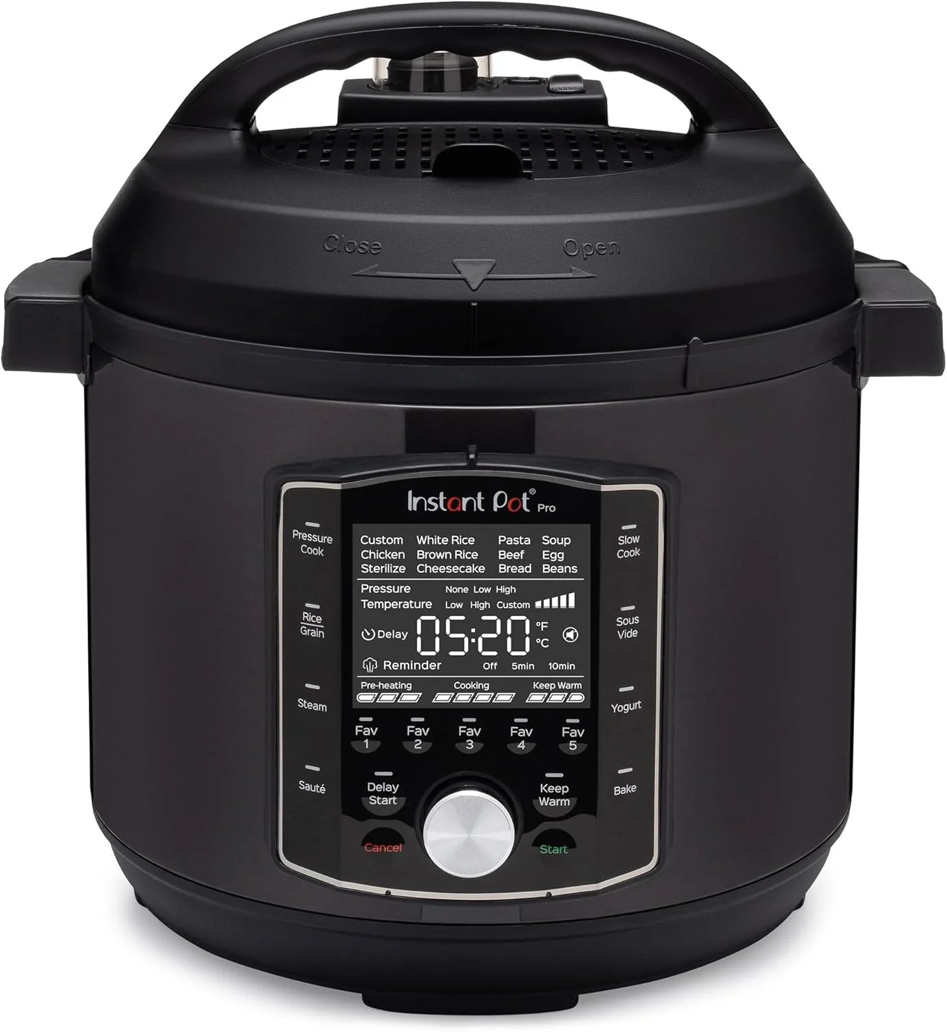 Instant Pot Pro 10-in-1 Pressure Cooker, Slow Cooker, Rice/Grain Cooker, Steamer