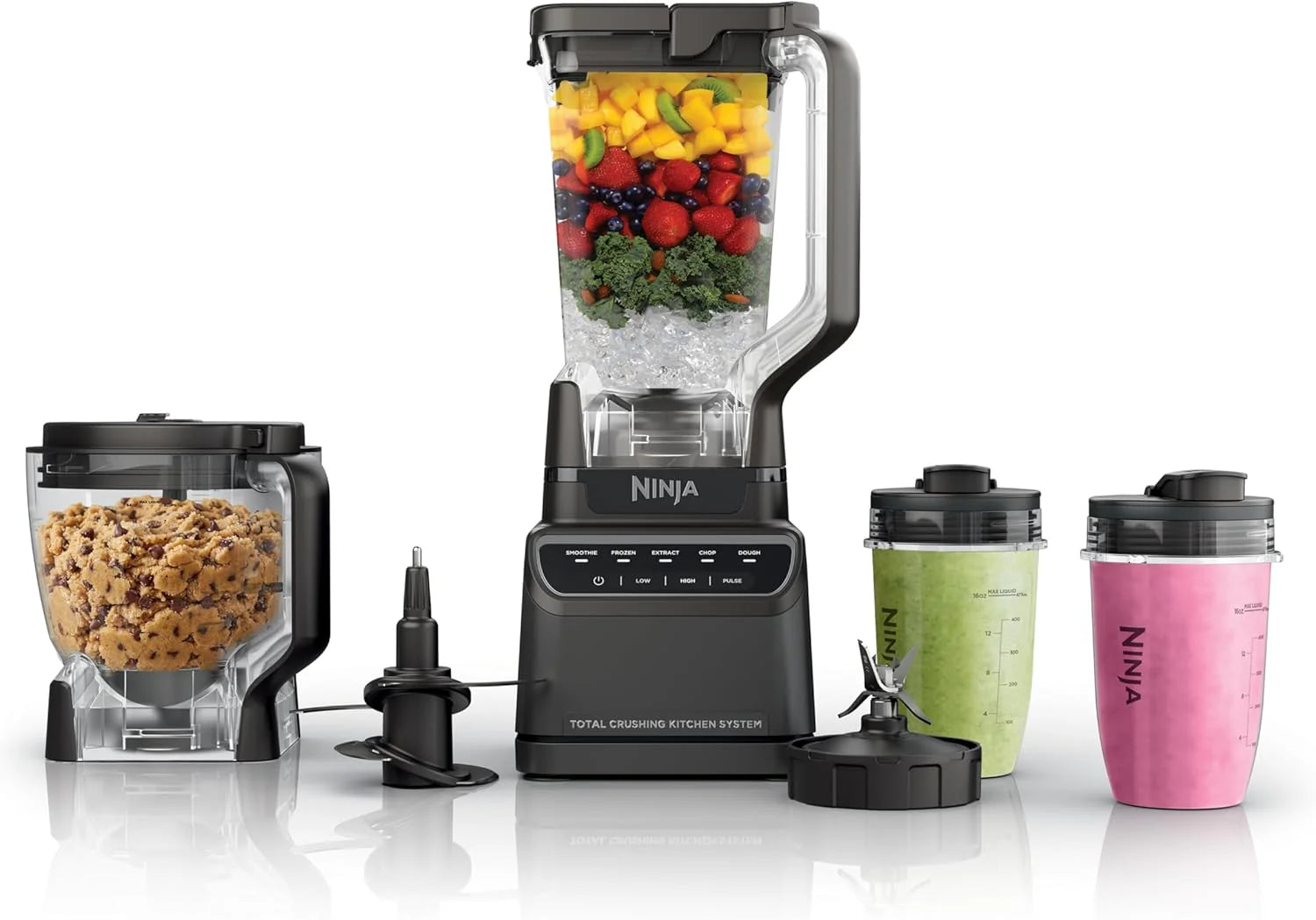 Ninja BL660 Professional Compact Smoothie & Food Processing Blender, 1100-Watts, 3 Functions