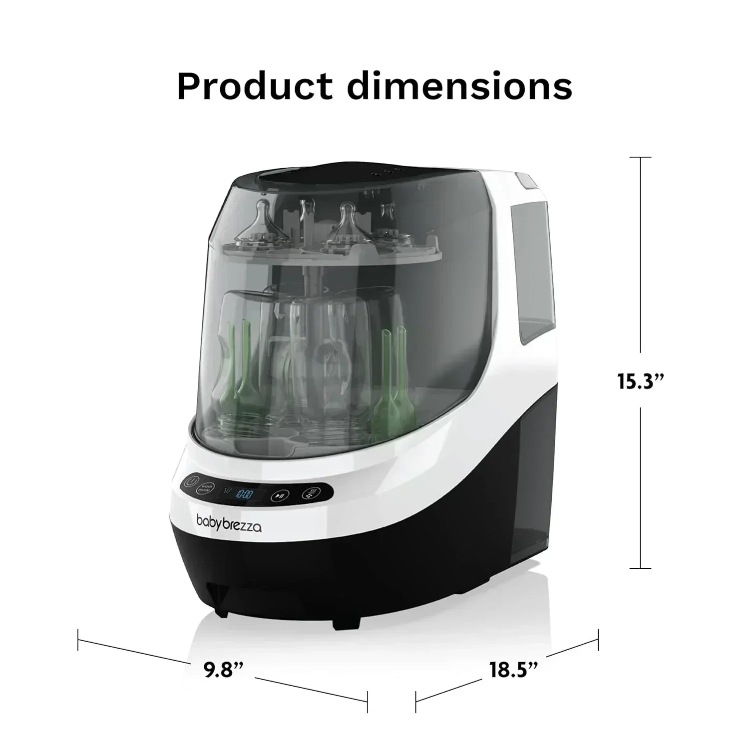 Bottle Washer Pro Baby Bottle Washer Sterilizer Dryer All in One Machine Cleans Bottles
