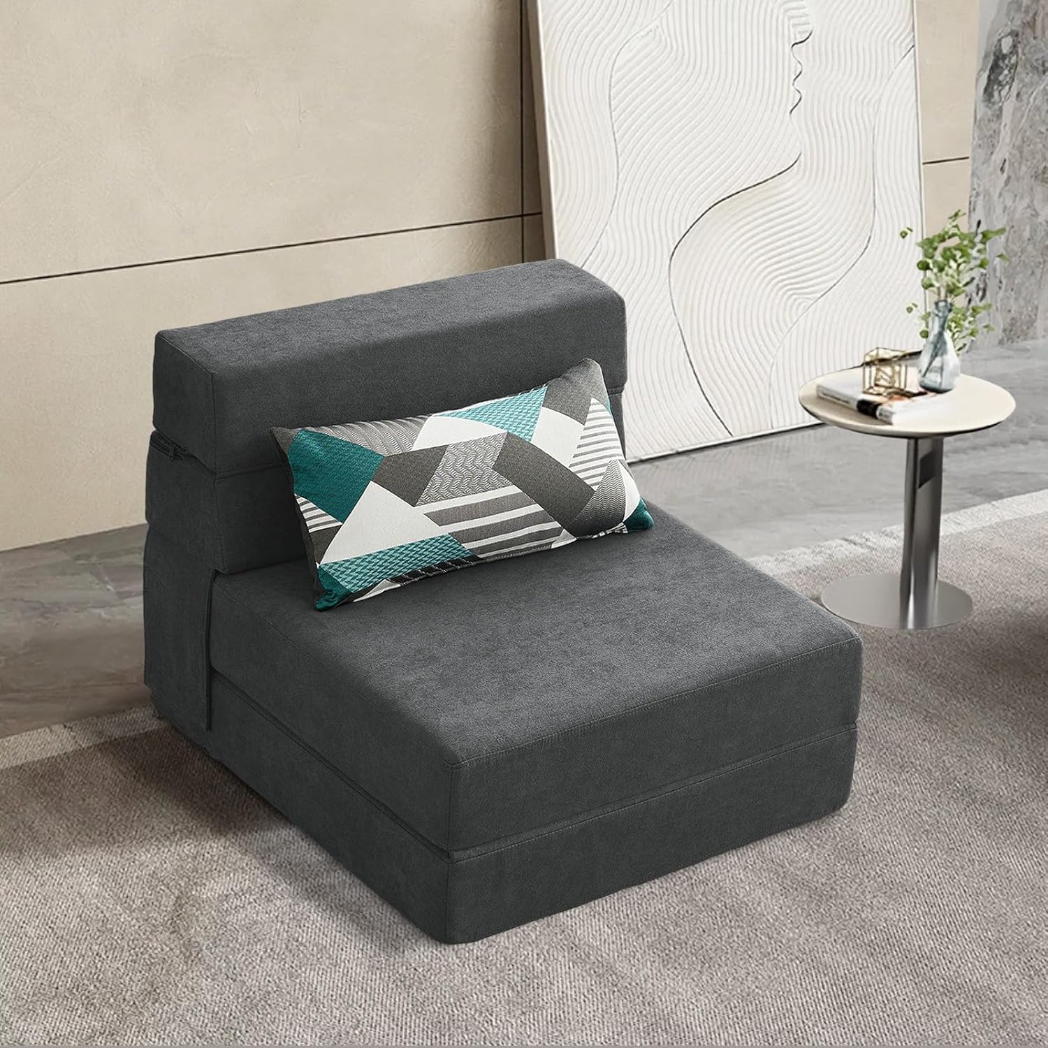 60 inch pull out sofa bed memory foam sofa with 2 pillows futon bed guest bed and pull out sofa