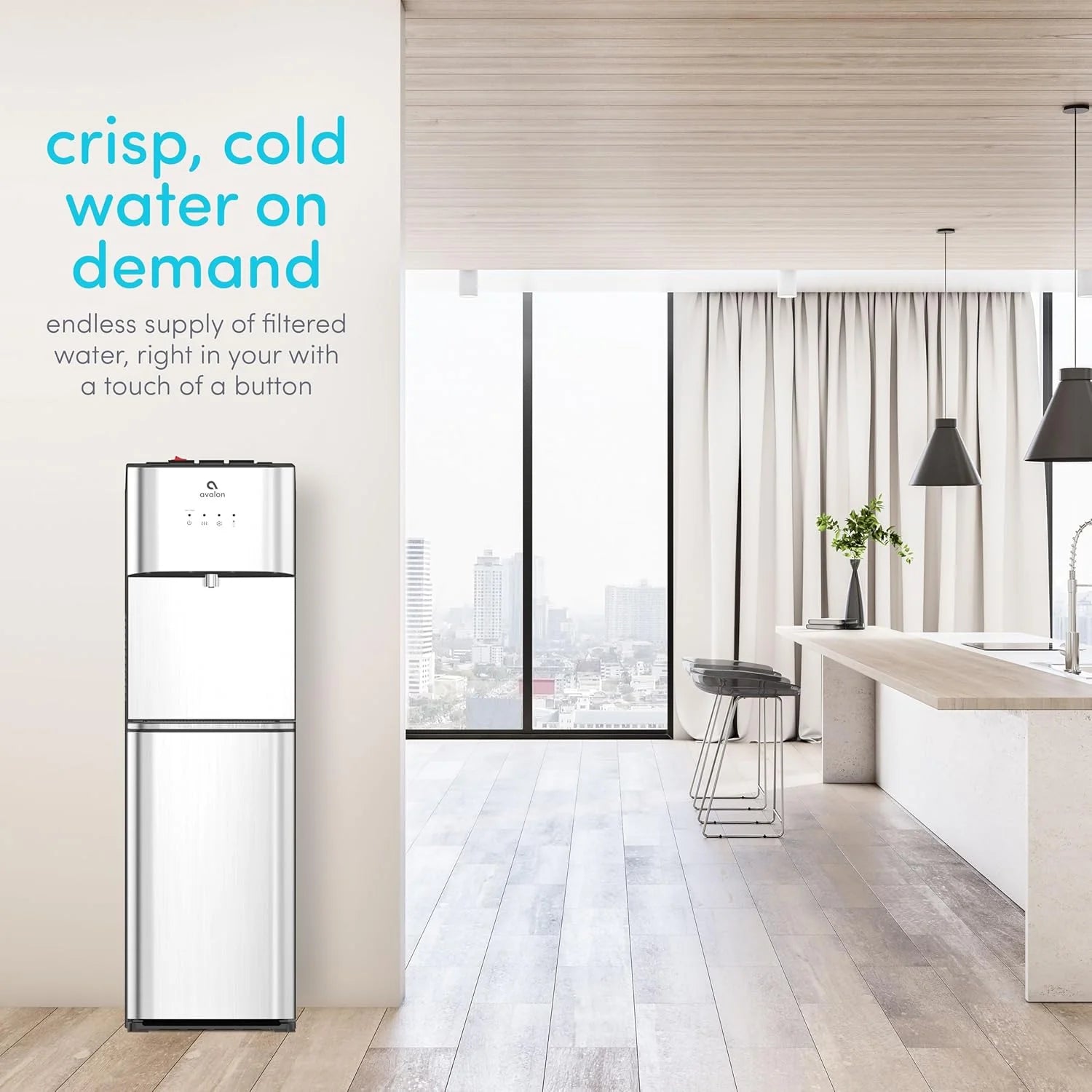 Avalon Self Cleaning Bottleless Water Cooler Water Dispenser-Hot, Cold & Room Water