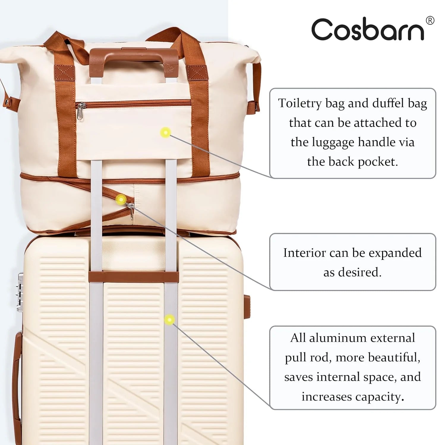 5-Piece Luggage Set with Spinner Wheels, Hard-Shell ABS Luggage Set with Tsa Lock, Lightweight Hard-Shell Waterproof Travel Case, Unisex, Gray
