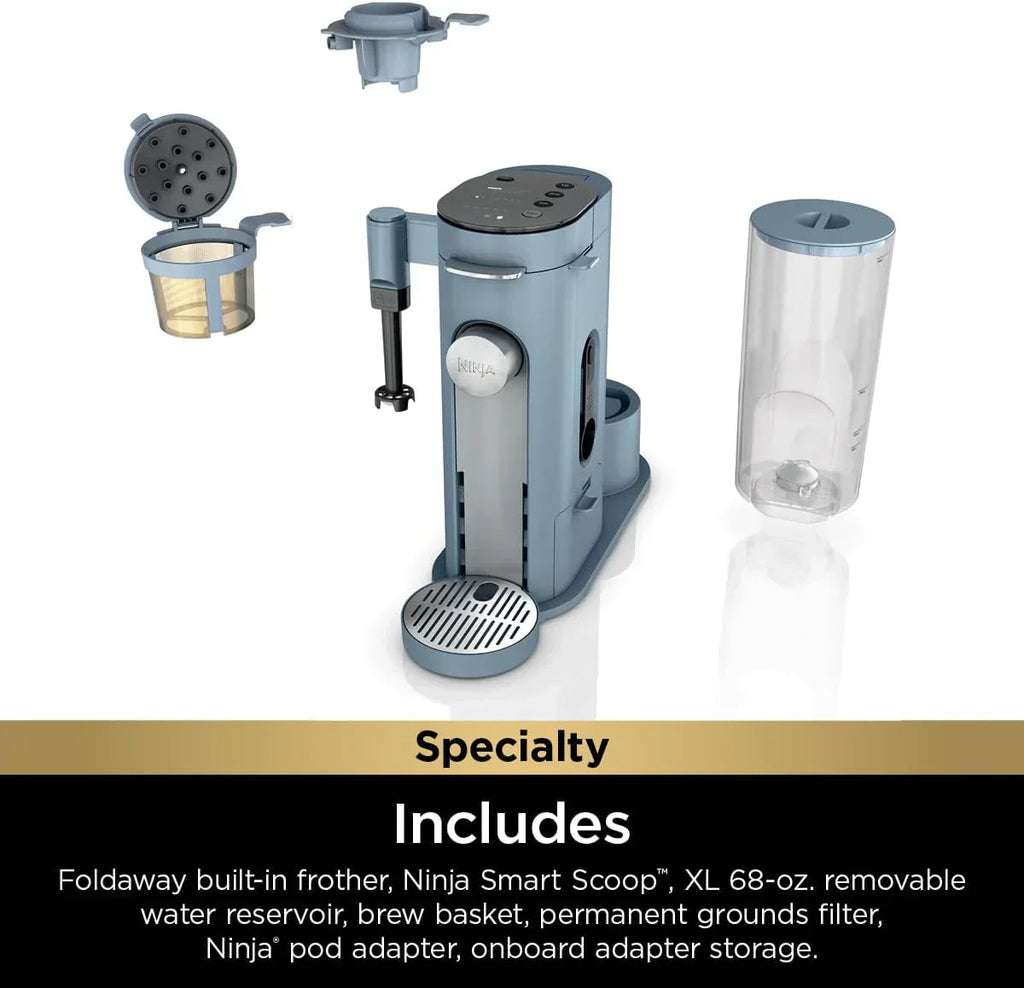 Ninja Single Serve Coffee Maker 56 oz Reservoir Stone
