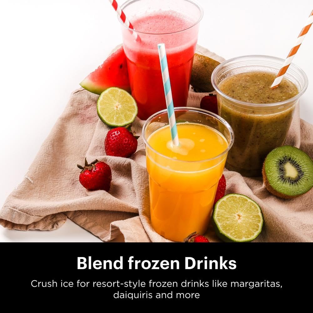 Ninja BL660 Professional Compact Smoothie and Food Processor Blender, 1100W, 3 Functions - Perfect for Frozen Drinks, Smoothies, Sauces, and More
