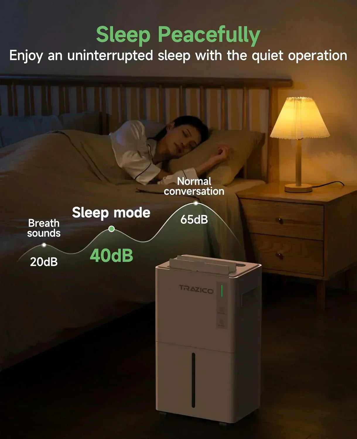 1500 Sq.ft Dehumidifier for Basement 21 Pint Dehumidifiers for Home Large Room with Drain Hose