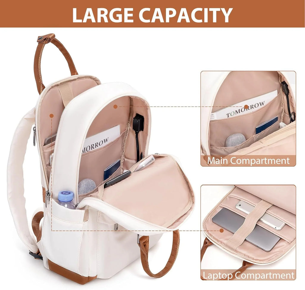 LONG VACATION 6 Piece Luggage Set Carry on Suitcase with ABS+PC hardshell, Spinner Wheels & YKK Zipper TSA Lock