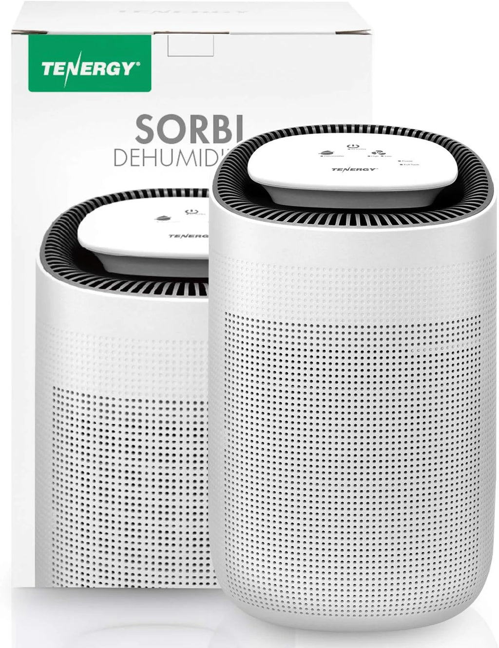 Sorbi 1000ml Air Dehumidifier w/Purifying Function, True HEPA Filter, Auto Shutoff, Touch Control Adjustable Air Speed, Ultra-Quiet, Ideal for Closets & Bathrooms