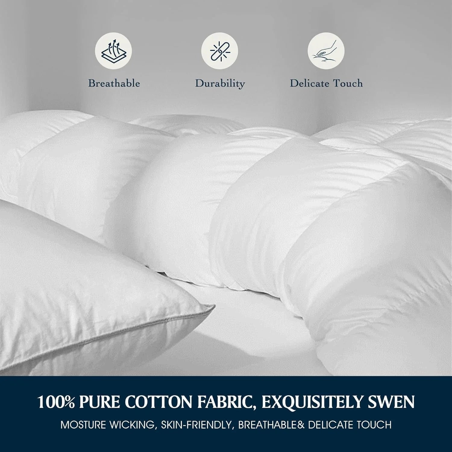 Luxury hypoallergenic duvet