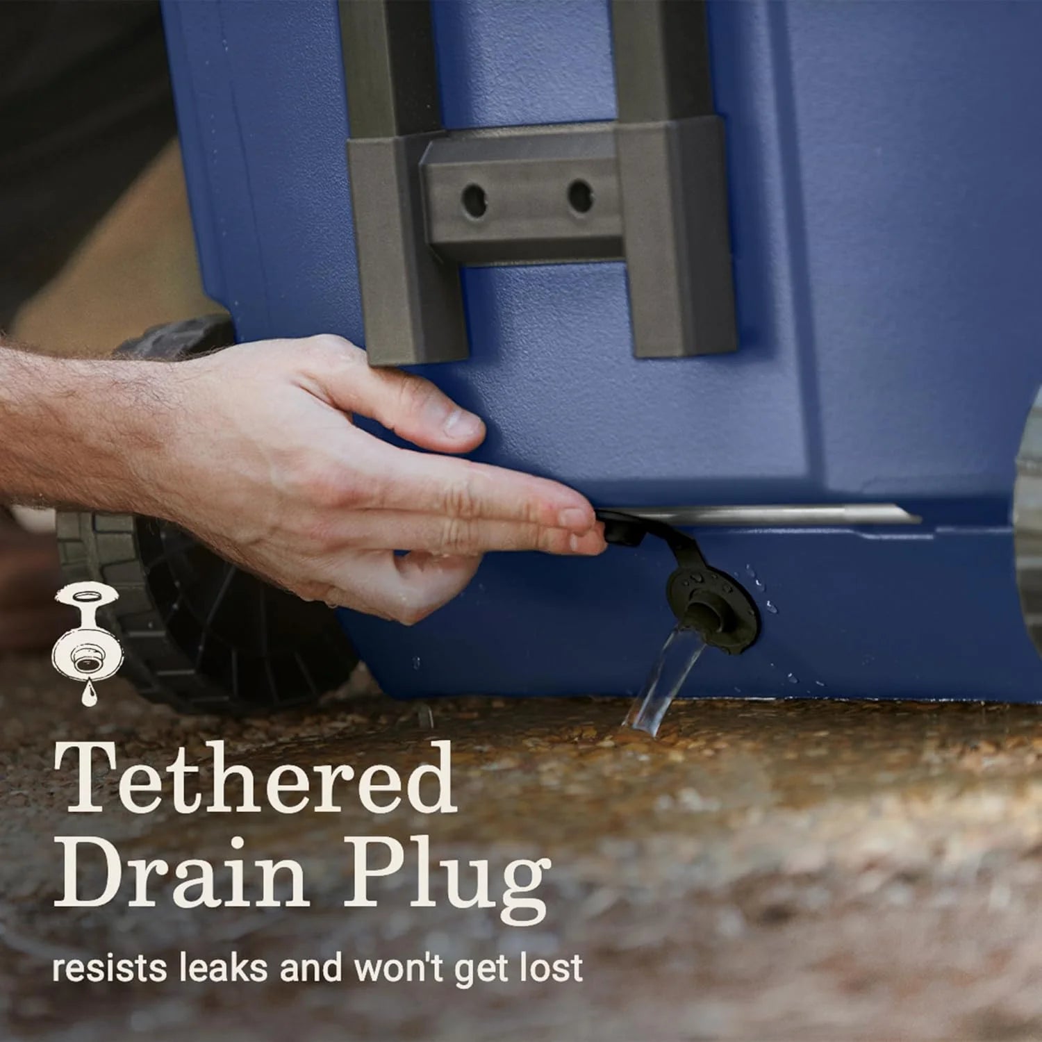 Coleman Insulated Portable Rolling Cooler with Wheels, Leak-Proof Outdoor Hard Cooler, Keeps Ice for Up to 5 Days, 100 Quart