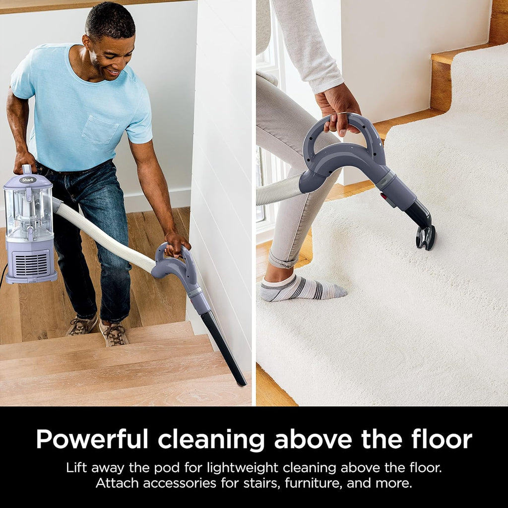Upright Vacuum Navigator Lift-Away Deluxe Capacity HEPA Filter Swivel Steering Upholstery Tool