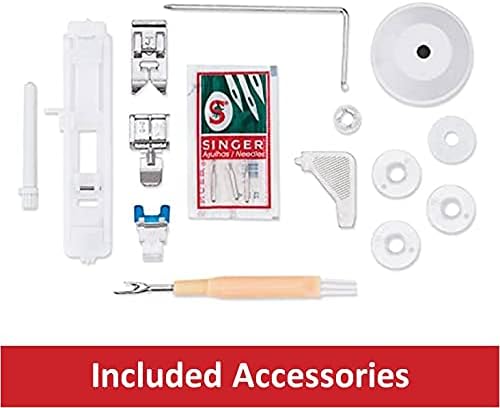 SINGER Heavy Duty 4423 High Speed Sewing Machine with Accessory Kit | Strong Motor With Enhanced Piercing Power, 97 Stitch Applications, Full Metal frame, 1-step Buttonhole & LED Light
