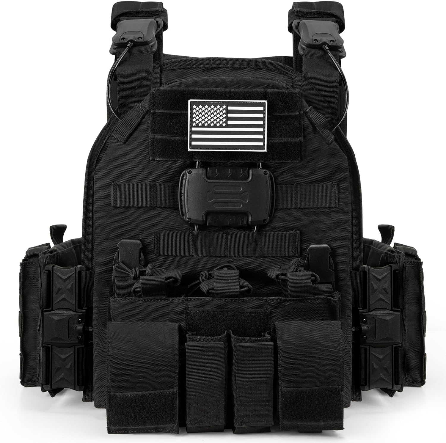 Magnetic Tactical Vest for Men Plate Carrier Vest Quick Release Disassembly Lightweight Vest