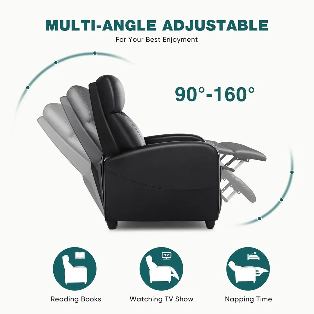 Swivel high-back rocking chair with footrest padded glider baby chair with comfortable deep seat