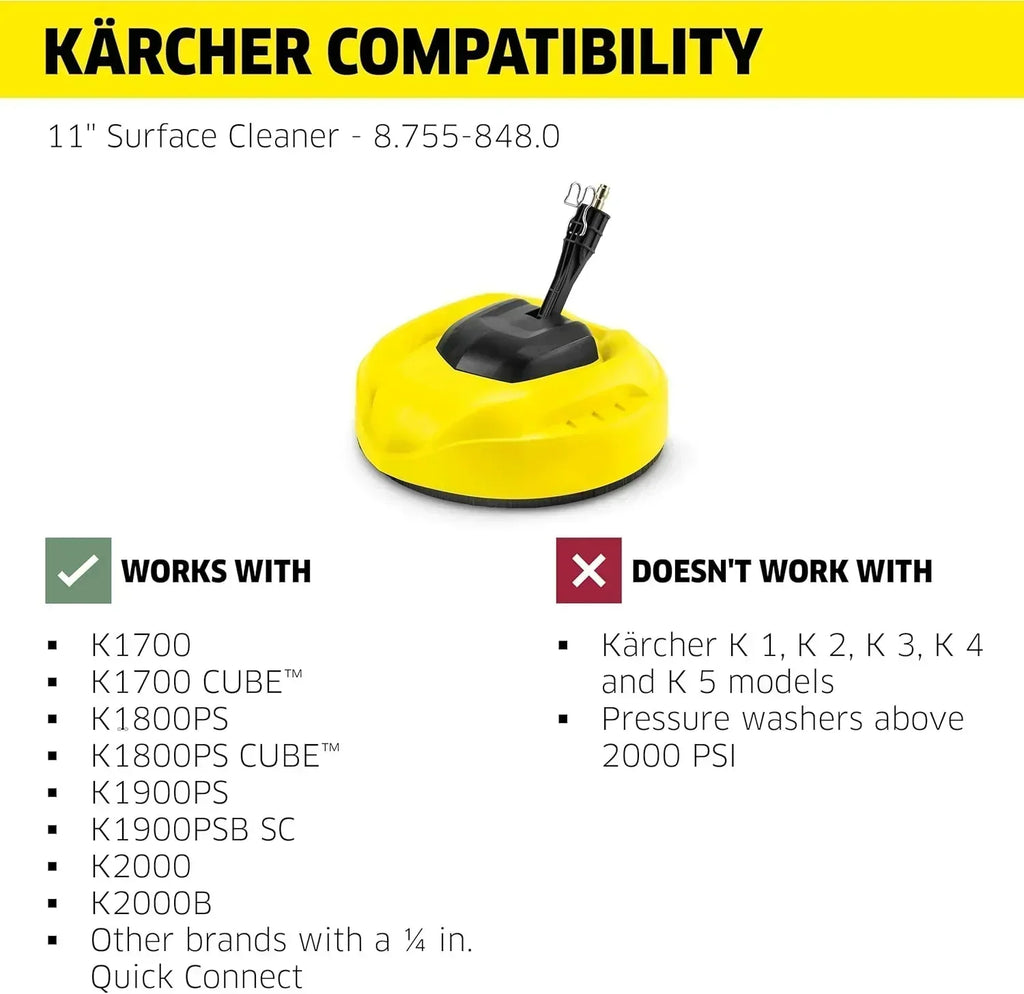 Kärcher Pressure Washer K1700 3 nozzles detergent box