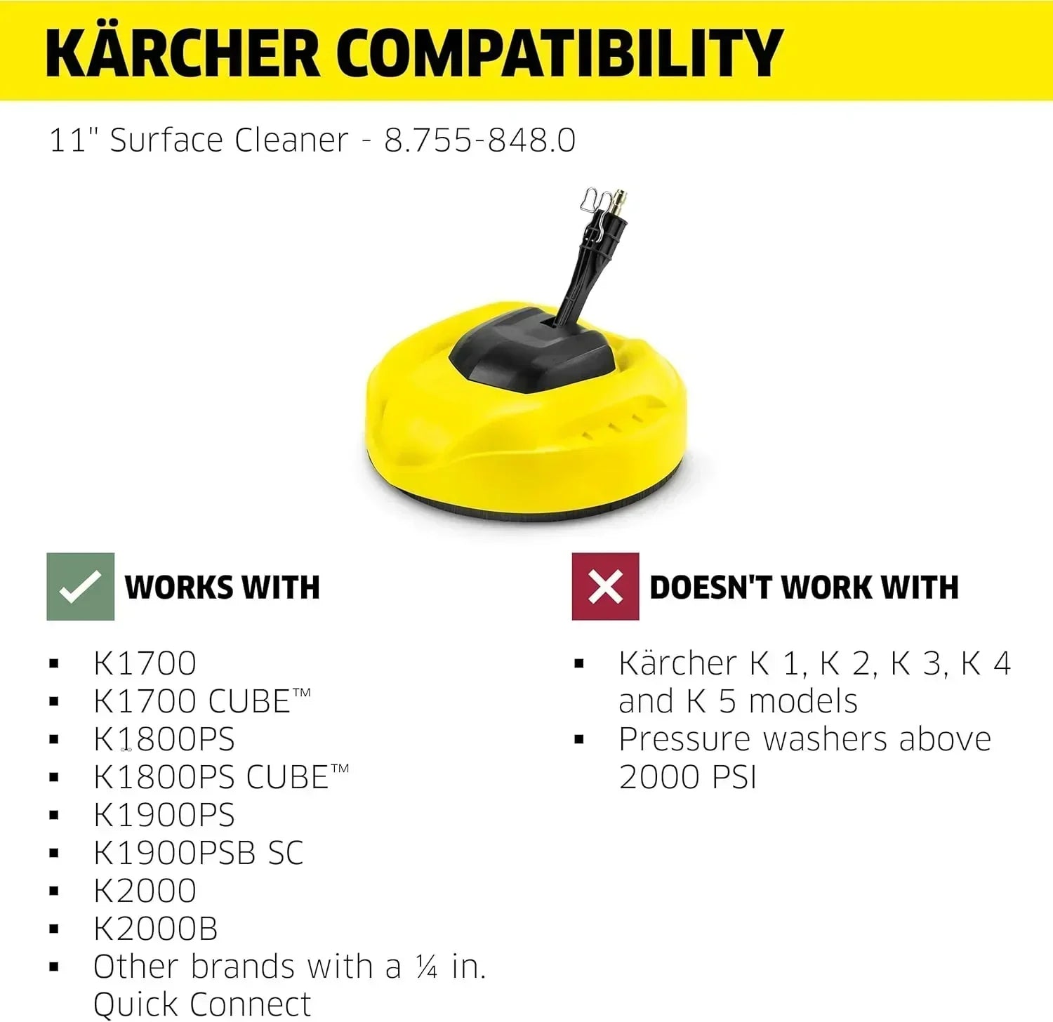 Kärcher Pressure Washer K1700 3 nozzles detergent box